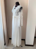 sheer robe bride