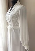 wedding robe lace