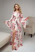 Floral robe long
