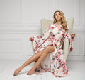 womens floral robe